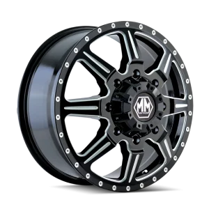 Mayhem – MONSTIR – Black – 17″x6.5″ 134mm – Summer Wheels – 8101-7681MF